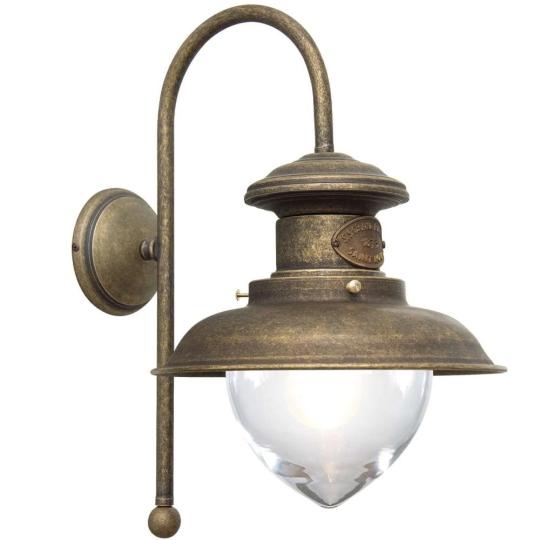 klasicky medeny vonkajsi lampa pristav namorny styl antikovana mediteranska na stenu zahradna vodotesna rustikalna sedliacky dom balaton country starodavna vintage retro lampy.jpg